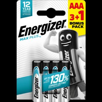 Energizer MAX Plus Mikrotužka AAA 3+1 zdarma