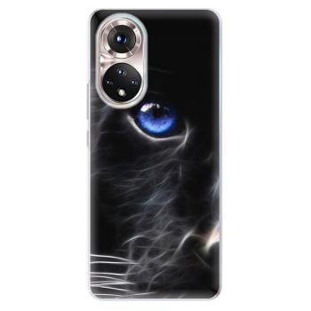 Odolné silikonové pouzdro iSaprio - Black Puma - Honor 50