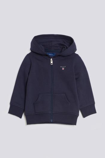 MIKINA GANT ORIGINAL ZIP HOODIE EVENING BLUE