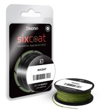 Delphin návazcová šňůra skin line sixcoat grass 25 lb-návin 5 m