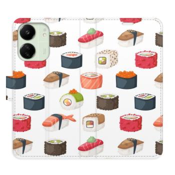 Flipové pouzdro iSaprio - Sushi Pattern 02 - Xiaomi Redmi 13C