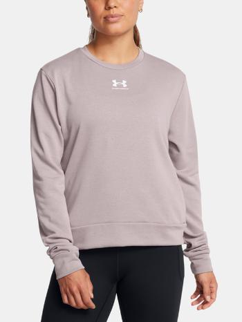 Under Armour Rival Terry Crew Mikina Šedá