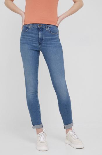 Džíny Wrangler High Rise Skinny Day Trip dámské, high waist