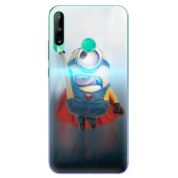 Odolné silikonové pouzdro iSaprio - Mimons Superman 02 - Huawei P40 Lite E