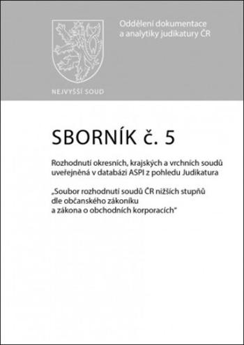 Sborník č. 5 Závazky z právních jednání přenechání věci k užití jinému