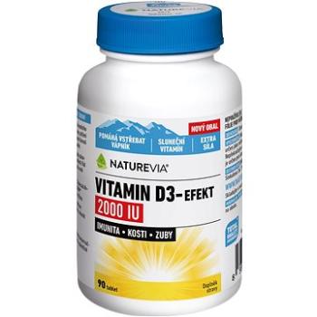 NatureVia Vitamin D3-Efekt 2000IU 90 tablet (3634368)