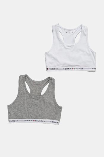 Dětská podprsenka Tommy Hilfiger 2-pack šedá barva, UG0UG00748