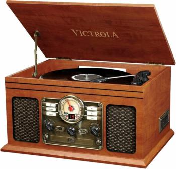 Victrola VTA 200B MAH Brown Retro gramofon