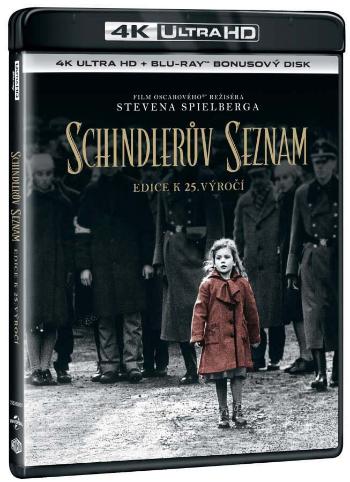 Schindlerův seznam (4K UHD + BLU-RAY BONUS) (2 disky) - výroční edice 25 let