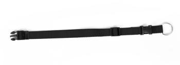 Obojok DUVO+ Nastaviteľný nylon čierny 22-35cm/10mm