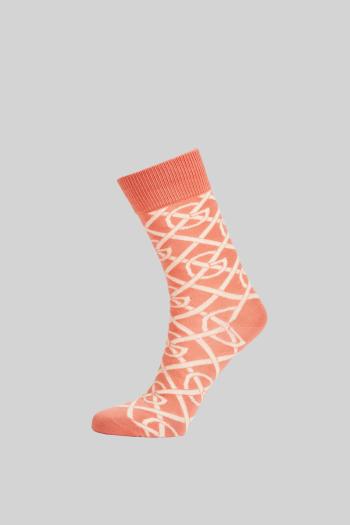 PONOŽKY GANT G PATTERN SOCKS PEACHY PINK