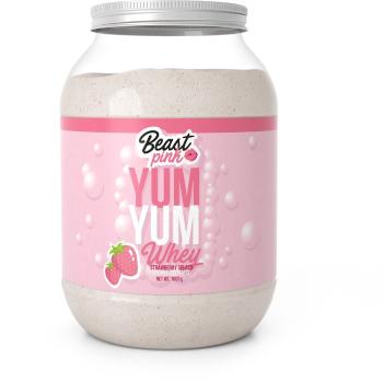 Protein BeastPink Yum Yum Whey Protein 1000 g, strawberry splash