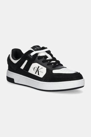 Sneakers boty Calvin Klein Jeans BASKET CUP LOW LACEUP AUTHENTIC černá barva, YM0YM01110