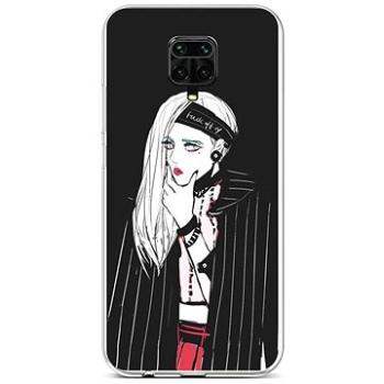 TopQ Xiaomi Redmi Note 9 Pro silikon Dark Girl 52542 (Sun-52542)