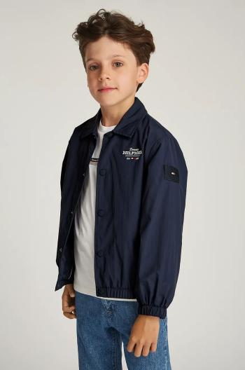 Dětská bomber bunda Tommy Hilfiger tmavomodrá barva, KB0KB09364