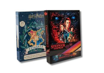 Distrineo Adventní kalendář 1+1 za polovinu - Harry Potter Vánoce + Stranger Things