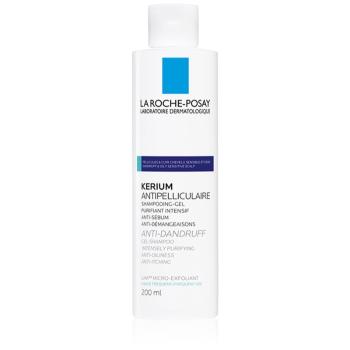 La Roche-Posay Kerium exfoliační šampon proti mastným lupům 200 ml