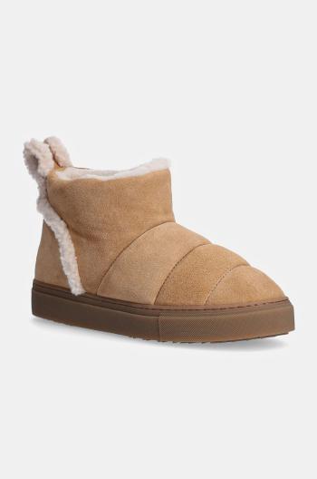 Sněhule Inuikii Shearling Slipin béžová barva, 75202-010