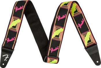 Fender Neon Monogrammed Strap YLW/PINK