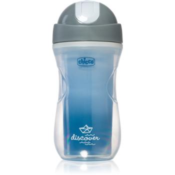 Chicco Sport Blue termohrnek s brčkem 14m+ 266 ml