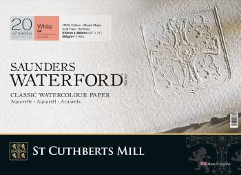 St Cuthberts Mill Saunders Waterford HP+ Skicář 51 x 36 cm 300 g White