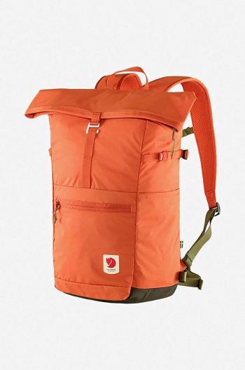 Batoh Fjallraven High Coast Foldsack 24 F23222 333 oranžová barva, velký, hladký