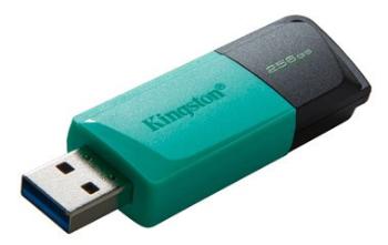 Kingston Flash Disk 256GB USB3.2 Gen 1 DataTraveler Exodia M (Black + Teal)