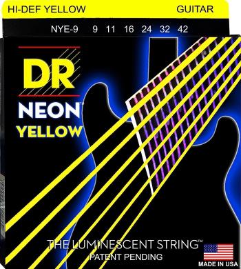 DR Strings NYE-9 Neon Struny pro elektrickou kytaru