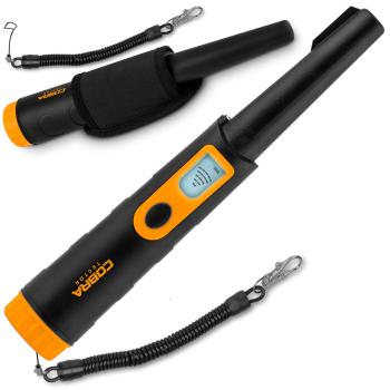 Kobra Tector akkumulátoros Fémdetektor - Sárga, Fekete