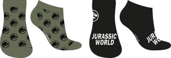 Eplus Sada 2 párů dětských ponožek - Jurassic World Velikost ponožek: 35-38