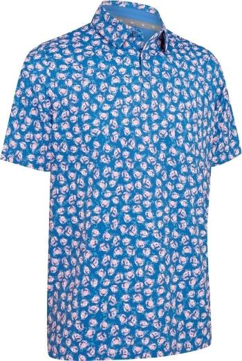 Callaway Crab Novelty Mens Galaxy Blue L Polo košile