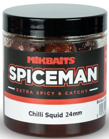 Mikbaits boilie v dipu spiceman chilli squid 250 ml - 24 mm