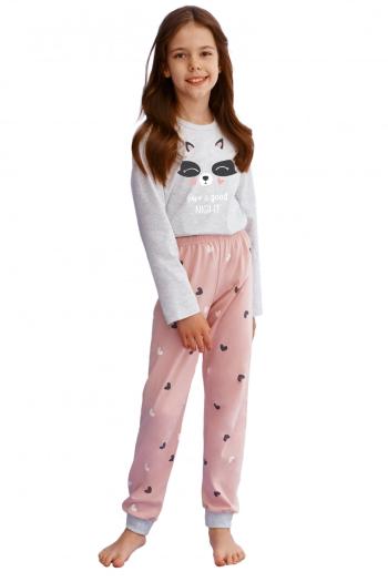 Pijamale pentru fete 2585 grey