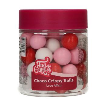 Cakesupplies Čokoládové kuličky Crispy Balls - Love Affair 130 g