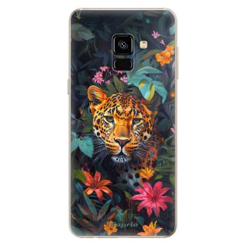 Odolné silikonové pouzdro iSaprio - Flower Jaguar - Samsung Galaxy A8 2018