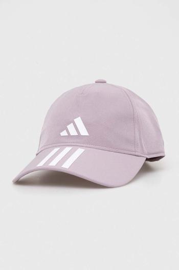 Kšiltovka adidas Performance fialová barva, s potiskem, IP2768