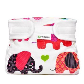 T-tomi Abdukční kalhotky, pink elephants (3-6 kg) (8594166545410)