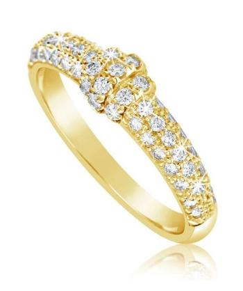 Cutie Diamonds Dokonalý prsten ze žlutého zlata s diamanty DZ6831-3190-10-X-1 54 mm