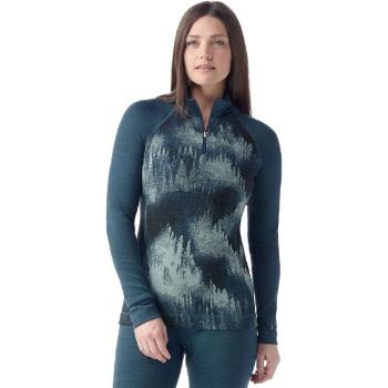 Smartwool CLASSIC THERMAL MERINO BL 1/4 ZIP Dámské termo triko, tmavě modrá, velikost