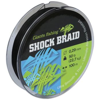 Giants Fishing Splétaná šňůra Shock Braid 100m - 0,29mm/ 50lb(22,7kg)