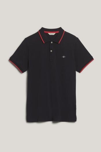 POLOKOŠILE GANT STRIPED POLO PIQUE RUGGER EVENING BLUE