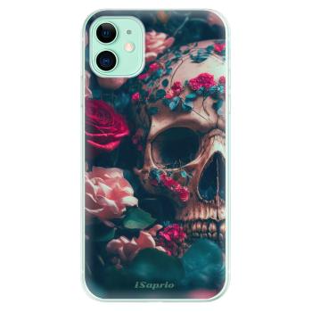 Odolné silikonové pouzdro iSaprio - Skull in Roses - iPhone 11