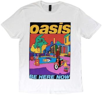 Oasis Tričko Be Here Now Illustration Unisex White S