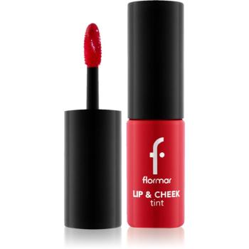 flormar Lip & Cheek Tint tekutá tvářenka na rty a tváře odstín 001 Scarlet Ruby 6.7 ml