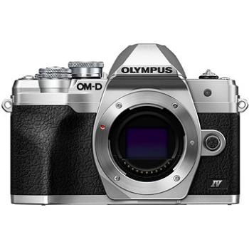 Olympus OM-D E-M10 Mark IV tělo stříbrný (V207130SE000)