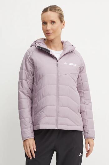 Sportovní bunda adidas TERREX Multi Insulated fialová barva, IM8198