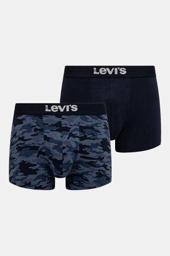 Boxerky Levi's 2-pack pánské, modrá barva, 37149-1026