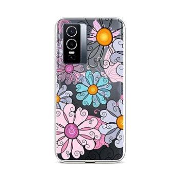 TopQ Kryt Vivo Y76 5G silikon Colorful Daisy 72427 (Sun-72427)