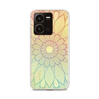 TopQ Kryt Vivo Y35 Rainbow Mandala 86055 (86055)