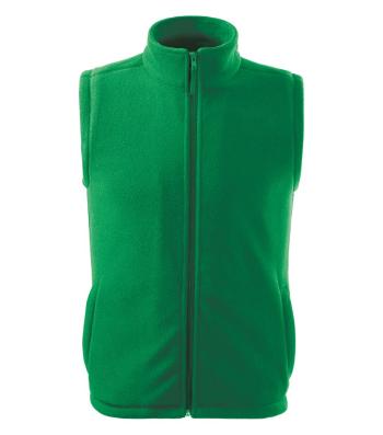 MALFINI Fleecová vesta Next - Středně zelená | XL